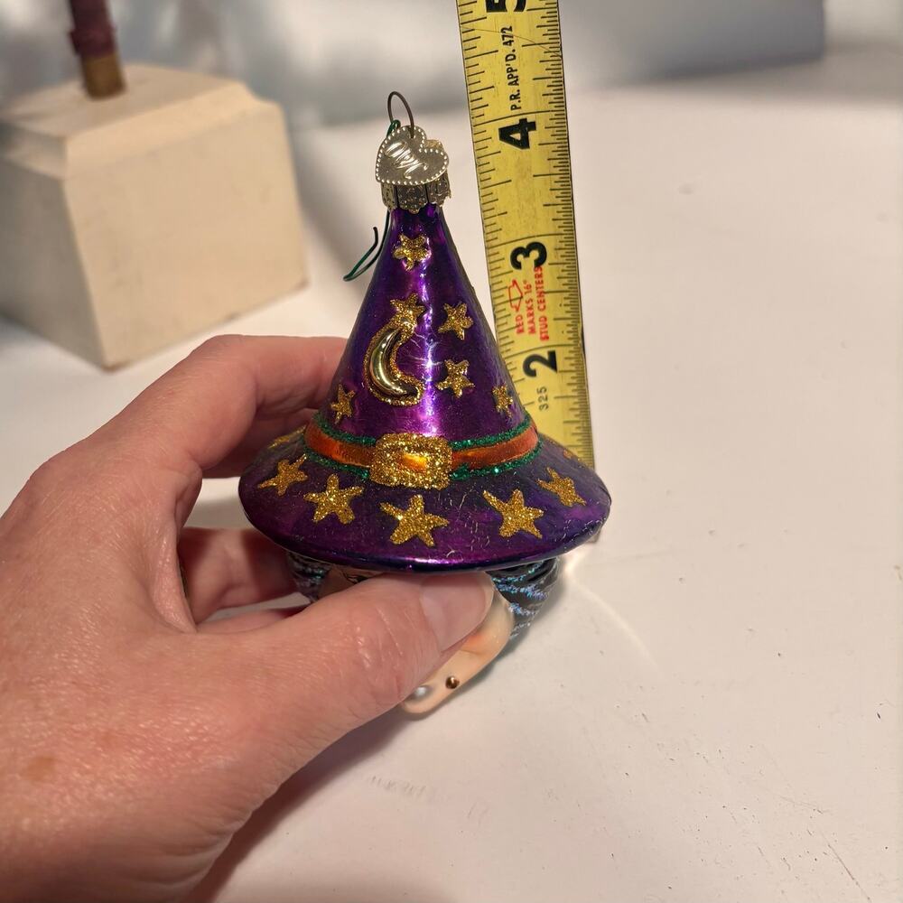 OWC Old World Christmas Halloween Kindly Witch Ornament 4” - Picture 8 of 12
